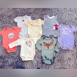 0-3 mo baby onesies